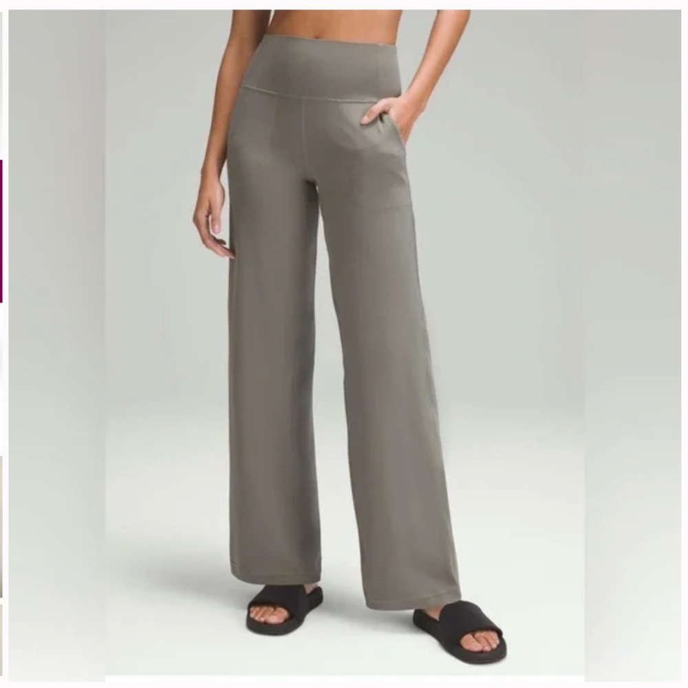 Lululemon Align Wide Leg Sage Leggings Size 2